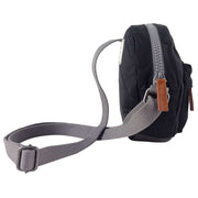 Roka Black Paddington B Small Sustainable Nylon Cross Body Bag