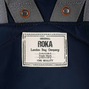 Roka Blue Bantry B Large Sustainable Nylon Backpack