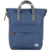 Roka Blue Bantry B Medium Sustainable Canvas Backpack