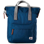 Roka Blue Bantry B Small Sustainable Canvas Backpack