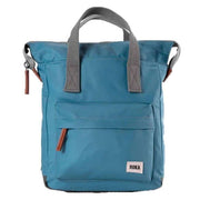 Roka Blue Bantry B Small Sustainable Nylon Backpack