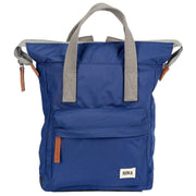 Roka Blue Bantry B Small Sustainable Nylon Backpack