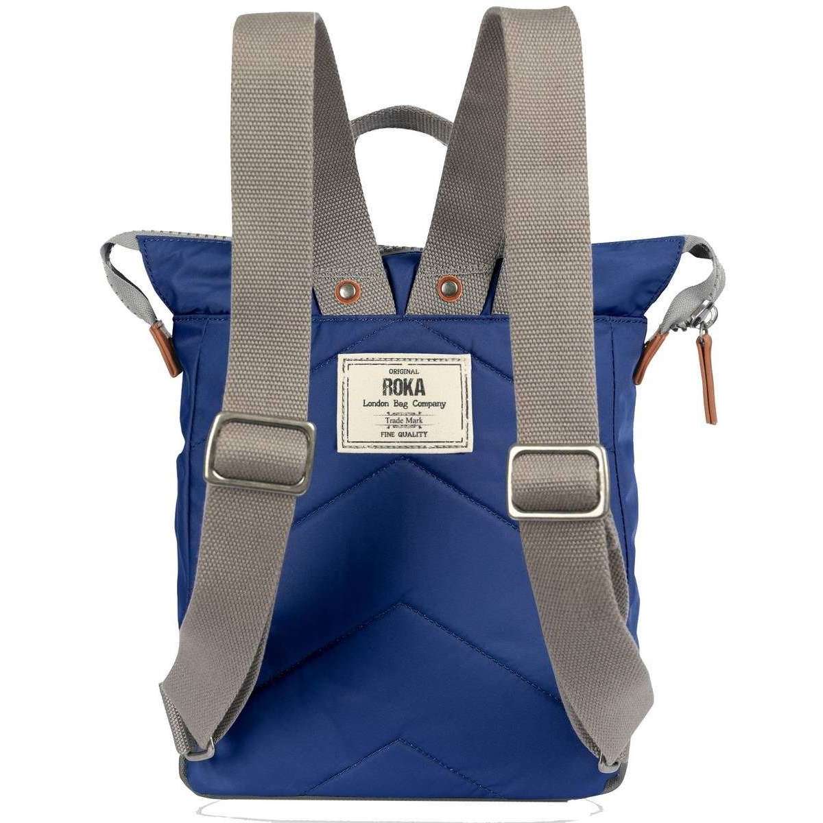 Roka Blue Bantry B Small Sustainable Nylon Backpack | Grahams of Bath