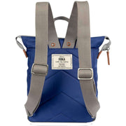 Roka Blue Bantry B Small Sustainable Nylon Backpack