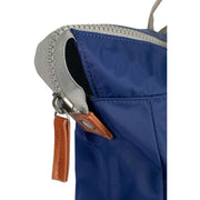 Roka Blue Bantry B Small Sustainable Nylon Backpack