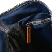 Roka Blue Bantry B Small Sustainable Nylon Backpack
