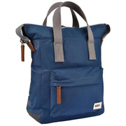 Roka Blue Bantry B Small Sustainable Nylon Backpack
