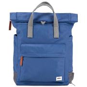 Roka Blue Bayswater B Medium Sustainable Nylon Backpack