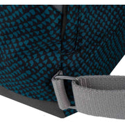 Roka Blue Canfield B Medium Snake Print Sustainable Canvas Backpack