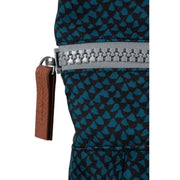 Roka Blue Canfield B Medium Snake Print Sustainable Canvas Backpack