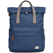 Roka Blue Canfield B Medium Sustainable Nylon Backpack