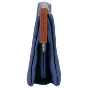 Roka Blue Carnaby Medium Sustainable Canvas Wallet