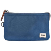 Roka Blue Carnaby Medium Sustainable Canvas Wallet