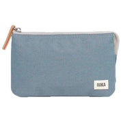 Roka Blue Carnaby Medium Sustainable Canvas Wallet