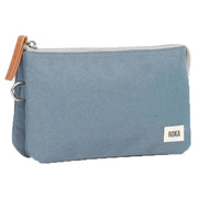 Roka Blue Carnaby Medium Sustainable Canvas Wallet