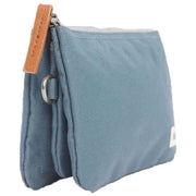 Roka Blue Carnaby Medium Sustainable Canvas Wallet