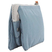 Roka Blue Carnaby Medium Sustainable Canvas Wallet