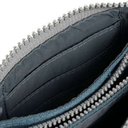 Roka Blue Carnaby Small Sustainable Canvas Wallet