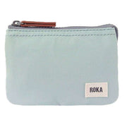 Roka Blue Carnaby Small Sustainable Taslon Wallet