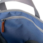 Roka Blue Finchley A Large Sustainable Canvas Backpack