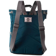 Roka Blue Finchley A Large Sustainable Canvas Backpack
