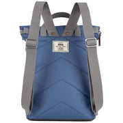 Roka Blue Finchley A Medium Sustainable Canvas Backpack