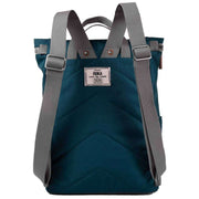 Roka Blue Finchley A Medium Sustainable Canvas Backpack