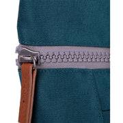Roka Blue Finchley A Medium Sustainable Canvas Backpack