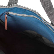 Roka Blue Finchley A Medium Sustainable Canvas Backpack