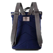 Roka Blue Finchley A Medium Sustainable Canvas Backpack