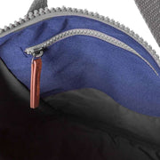 Roka Blue Finchley A Medium Sustainable Canvas Backpack