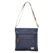 Roka Blue Kennington B Medium Sustainable Nylon Cross Body Bag