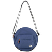 Roka Blue Paddington B Small Sustainable Canvas Crossbody Bag