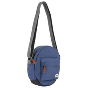 Roka Blue Paddington B Small Sustainable Canvas Crossbody Bag