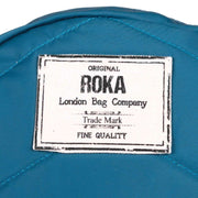 Roka Blue Paddington B Small Sustainable Nylon Crossbody Bag