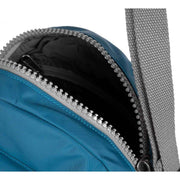 Roka Blue Paddington B Small Sustainable Nylon Crossbody Bag