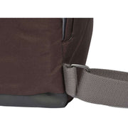 Roka Brown Canfield B Medium Sustainable Canvas Flannel Backpack