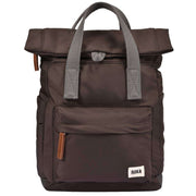 Roka Brown Canfield B Small Sustainable Nylon Backpack