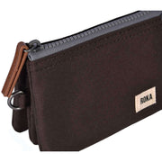 Roka Brown Carnaby Small Sustainable Canvas Wallet