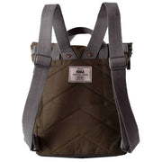 Roka Brown Finchley A Small Sustainable Canvas Backpack