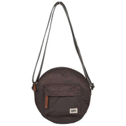Roka Brown Paddington B Small Sustainable Nylon Crossbody Bag