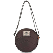 Roka Brown Paddington B Small Sustainable Nylon Crossbody Bag