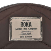 Roka Brown Paddington B Small Sustainable Nylon Crossbody Bag
