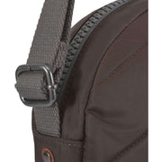 Roka Brown Paddington B Small Sustainable Nylon Crossbody Bag