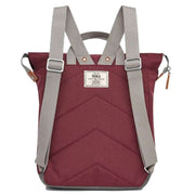 Roka Burgundy Bantry B Medium Sustainable Canvas Backpack
