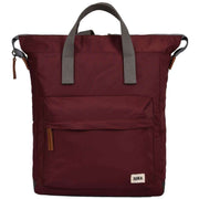 Roka Burgundy Bantry B Medium Sustainable Nylon Backpack