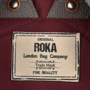 Roka Burgundy Bantry B Medium Sustainable Nylon Backpack