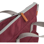 Roka Burgundy Bantry B Small Sustainable Canvas Backpack