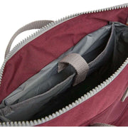 Roka Burgundy Bantry B Small Sustainable Canvas Backpack