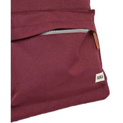 Roka Burgundy Bantry B Small Sustainable Canvas Backpack